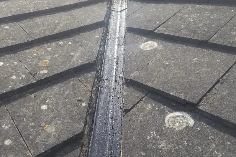 Roof valley sealed with bituminous compound — Mitchell Hunter Handyman, Chestfield | mitchhandyman.co.uk